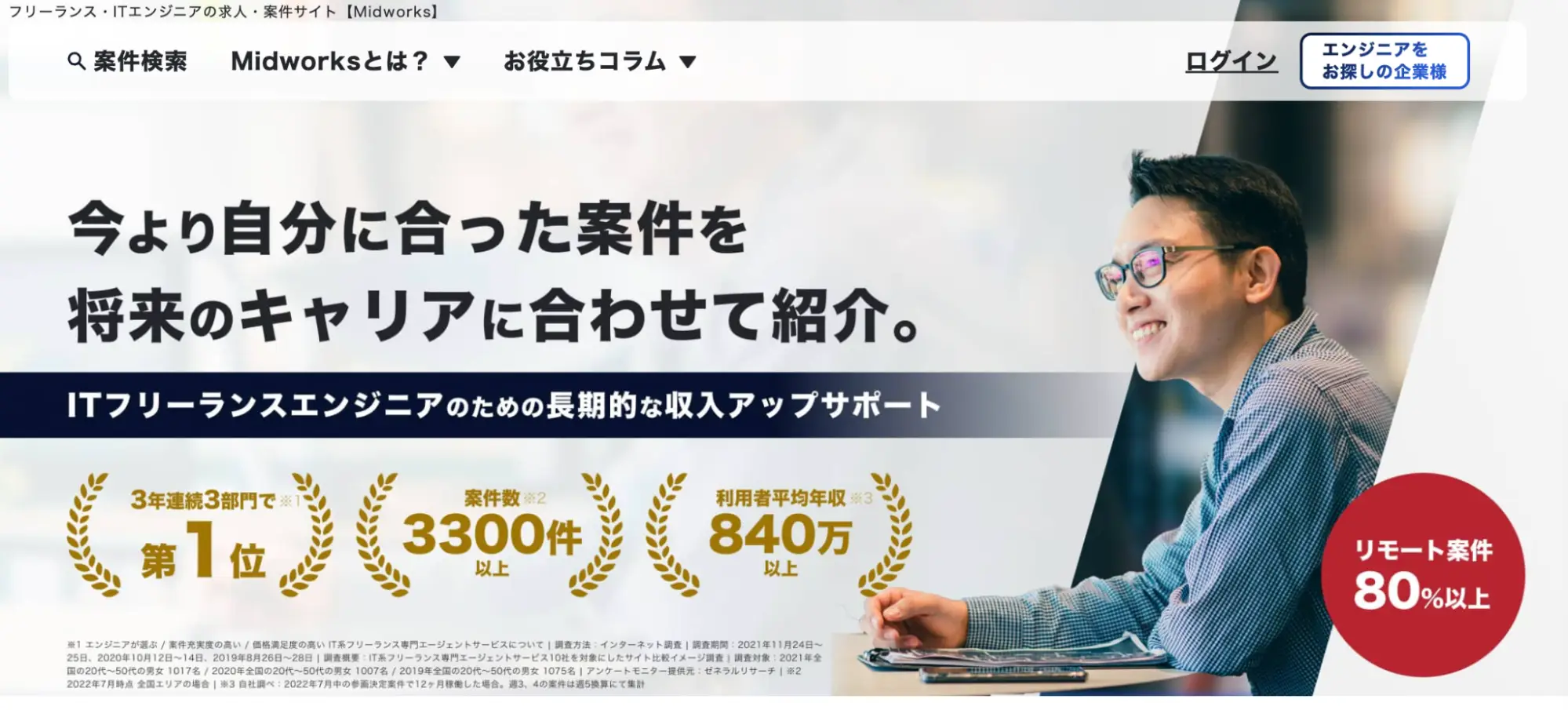 デザイナーにおすすめのフリーランスエージェント『Midworks』