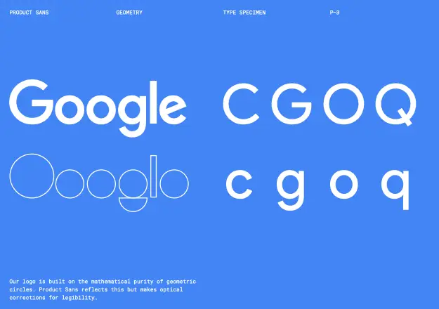 Google Product Sans