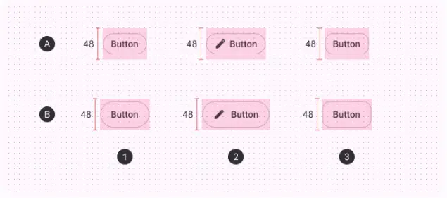 Google material3のボタン